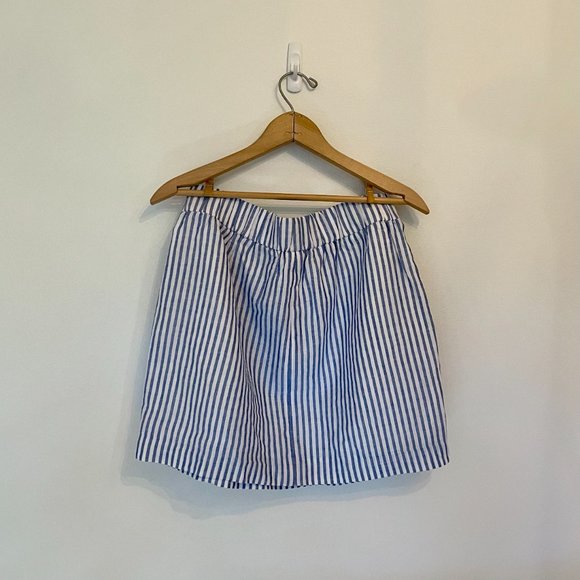 J.Crew Seersucker Summer Mini Skirt - Picture 3 of 3